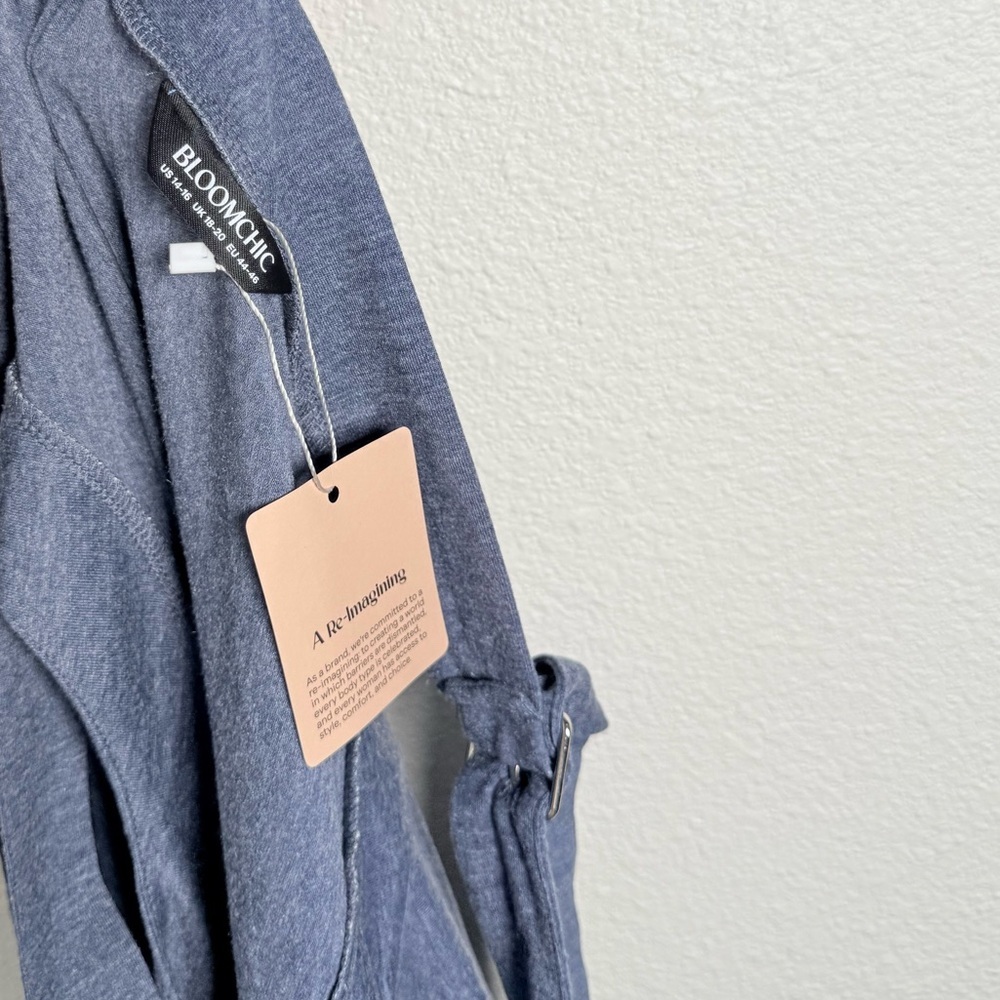 NWT Bloomchic Blue Supersoft Essentials Solid Poc… - image 12